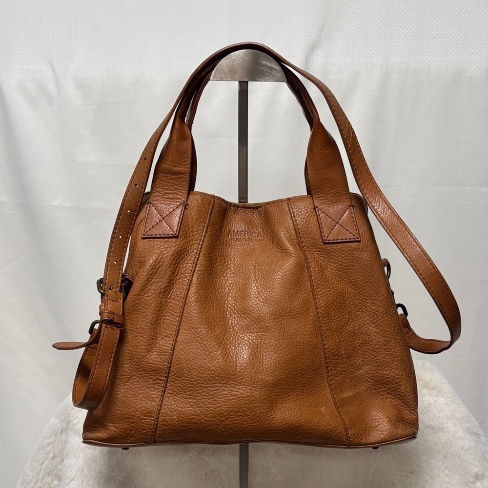 American Leather Co. Ada Triple Entry Satchel
